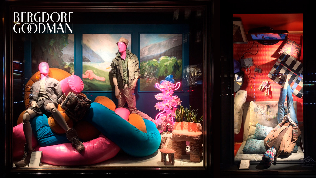 Mother of Thousands Art and Design Collective  Launch at Bergdorf Goodman Men’s Store Windows